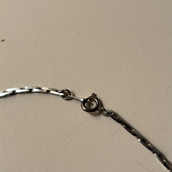 Vintage Silver Tone Chain Necklace 24” - Picture 3 of 3